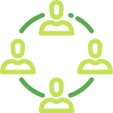 icono personas circular grande